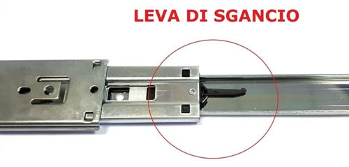 Guida per Cassetti estrazione totale Soft-Close