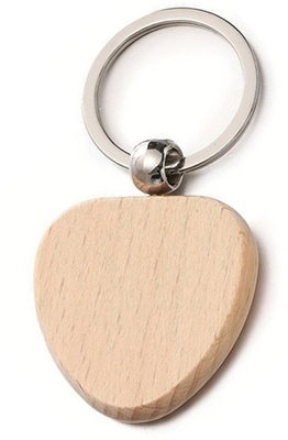 Wooden Keychain with Engraving