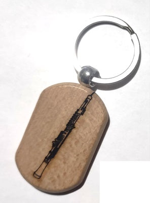 Wooden Keychain with Engraving