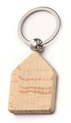 Wooden Keychain with Engraving