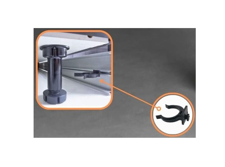 Piedi regolabili per mobili e cucine in PVC