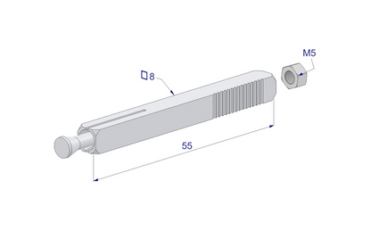 Self-locking expansion frame