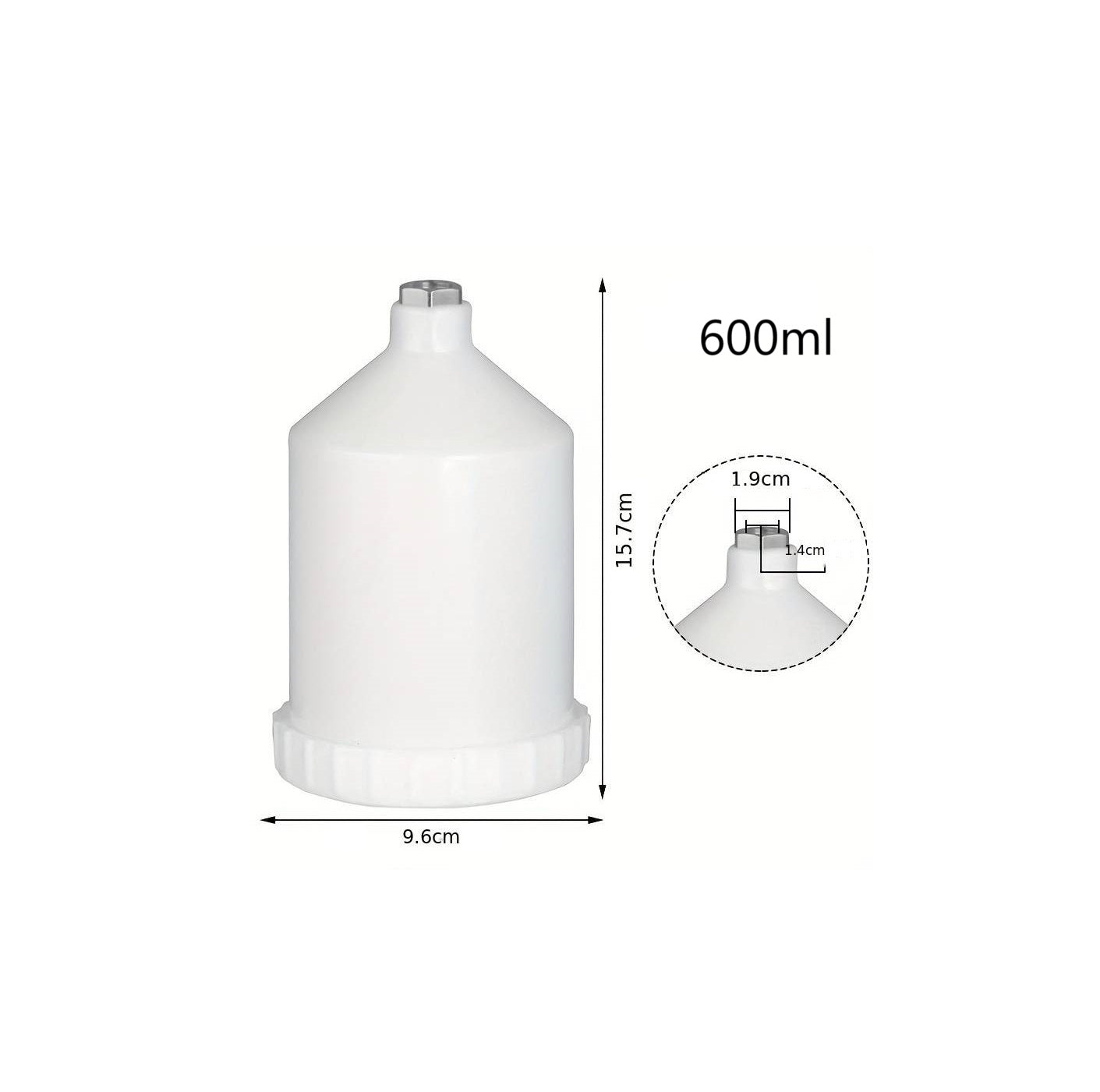 Tazza di ricambio per Aerografo HVLP