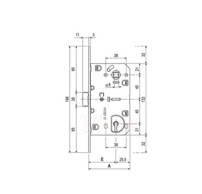Median Patent Lock