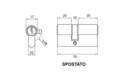 Shaped cylinder