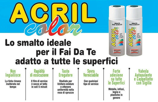 Acrylic enamel spray Acril color