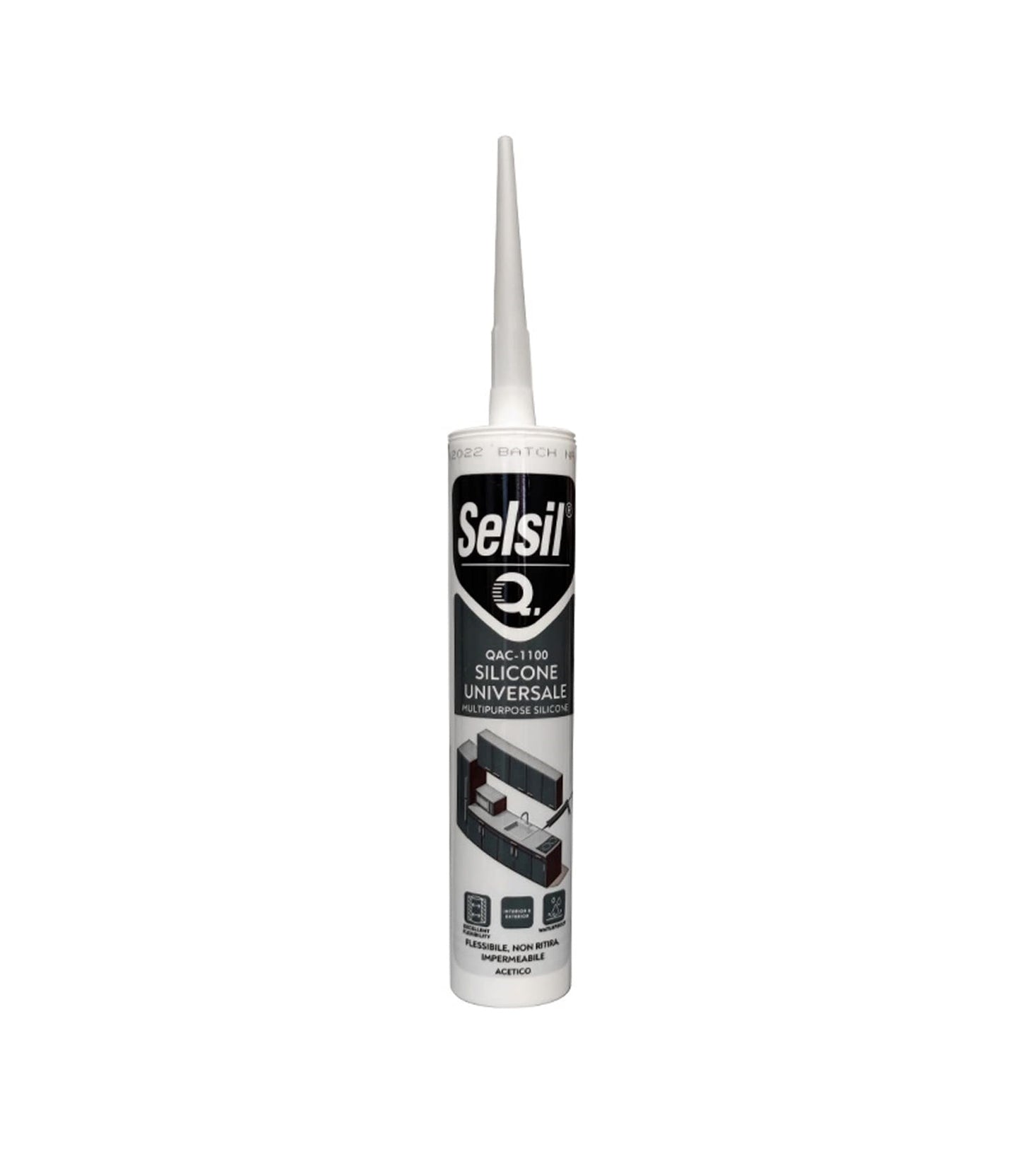 Transparent universal silicone