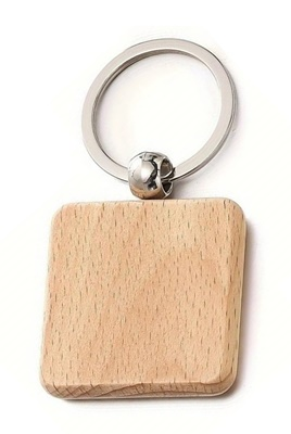 Wooden Keychain with Engraving
