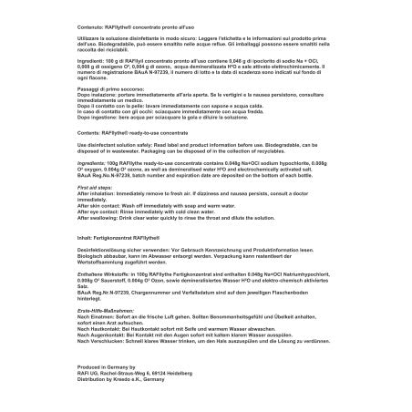 Disinfettante spray per ance