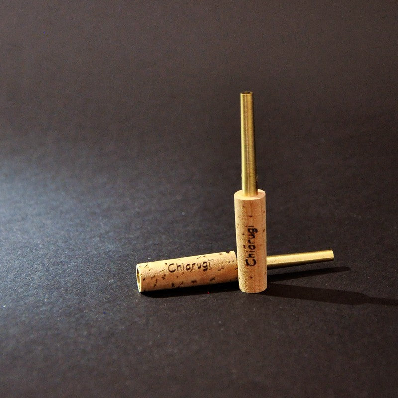 Cannello in ottone per Oboe barocco con sughero Chiarugi