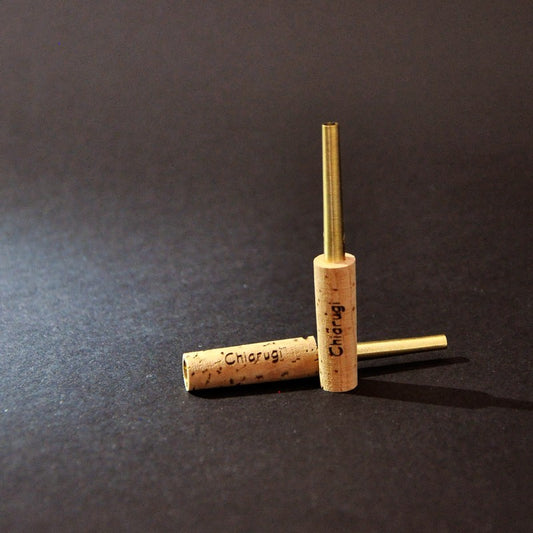 Cannello in ottone per Oboe barocco con sughero Chiarugi